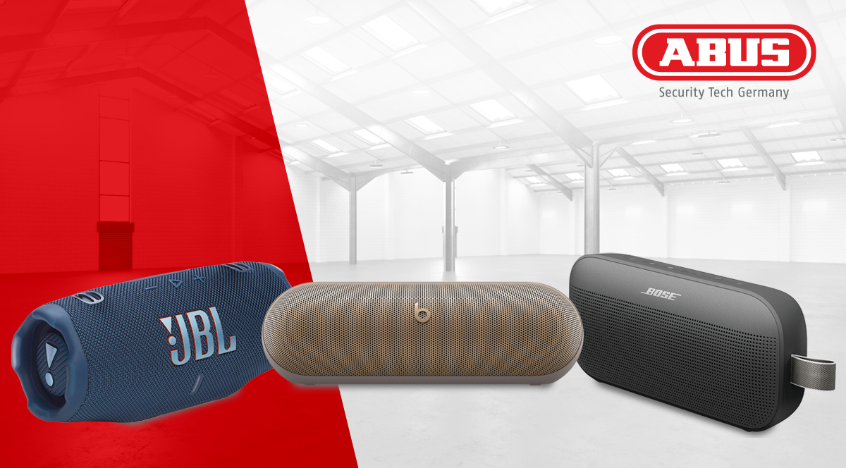 ABUS Bluetooth speaker promotion